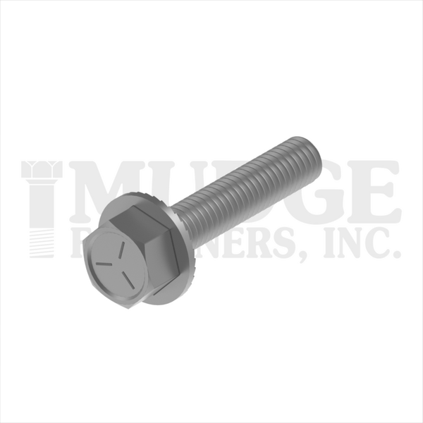 416G537075PN 3/8-16 X 3/4"  SERR.FLANGE GR5 HEX SCREW PLAIN